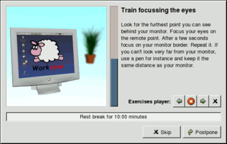 Repetitive Strain Injury prevention tool
