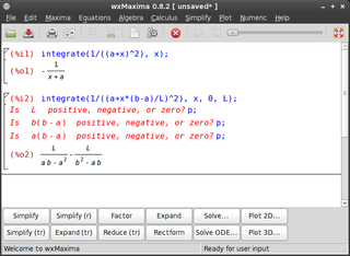 Grphical interfacefor Maxima