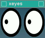 xeyes running under twm on Debian Stretch