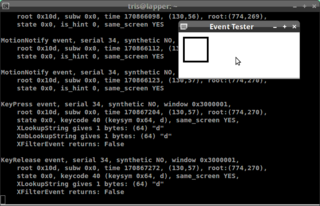 xev command