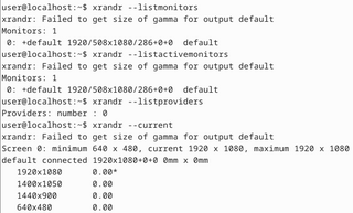 X server utilities