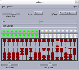 simulation of the ancient calculator (plain X version)