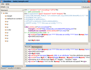XPath (XML Path Language) visualizer