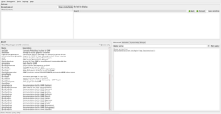 GTK+ utility for searching the Debian package database