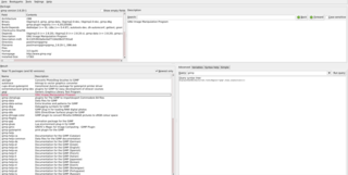 GTK+ utility for searching the Debian package database