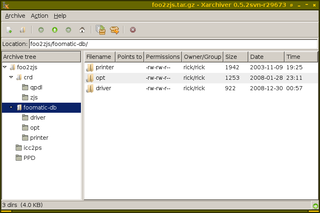 GTK+ frontend for most used compression formats