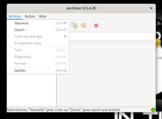 GTK+ frontend for most used compression formats