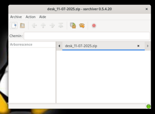 GTK+ frontend for most used compression formats
