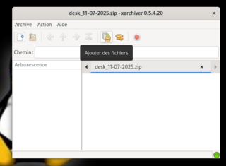 GTK+ frontend for most used compression formats