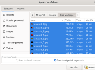 GTK+ frontend for most used compression formats