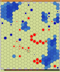Concurrent multi-player battle strategy game