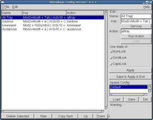 an easy to use gtk program for configuring Xbindkeys