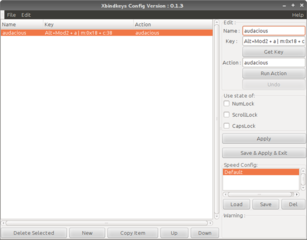 an easy to use gtk program for configuring Xbindkeys