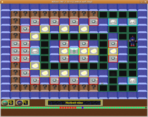 multiplayer blast-the-others game inspired by Dynablaster