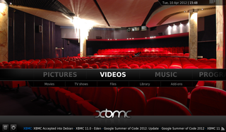 main menu