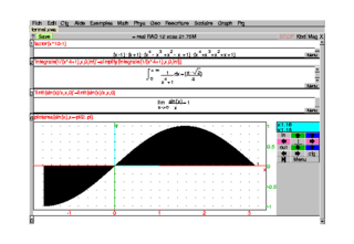 Computer Algebra System - console and graphical calculator