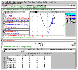Computer Algebra System - console and graphical calculator