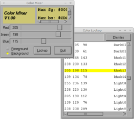 an RGB colour mixer