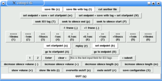 a simple frontend for cutmp3