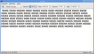 Morse code tutor - graphical user interface