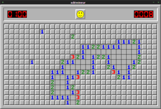 Yet another minesweeper for X