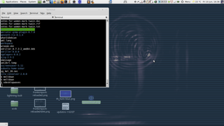 Simulation of water waves on the X Window System