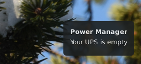 battery monitor plugin for the Xfce4 panel