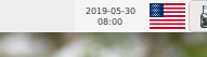date and time plugin for the Xfce4 panel