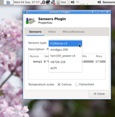 xfce4-sensors-plugin - 2