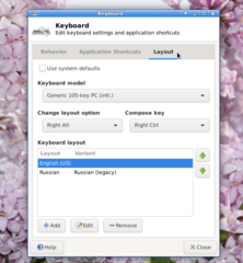 xfce4-xkb-plugin - 2