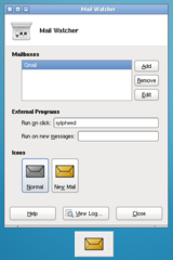 mail watcher plugin for the Xfce4 panel