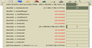 mount plugin for the Xfce4 panel