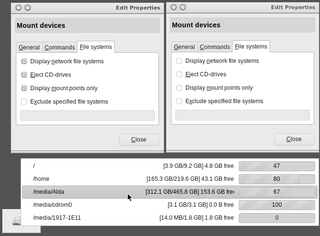 mount plugin for the Xfce4 panel