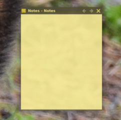 Notes plugin for the Xfce4 desktop