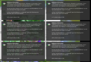 hddtemp - not being setuid root