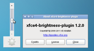 power manager plugins for Xfce panel