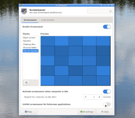 screen saver and locker that is integrated with the xfce4 desktop