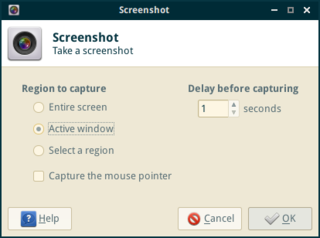 screenshots utility for Xfce