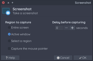 screenshots utility for Xfce