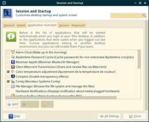 Xfce4 Session Manager
