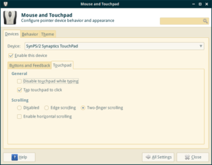 graphical application for managing Xfce settings