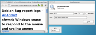 search the web via the Xfce4 panel
