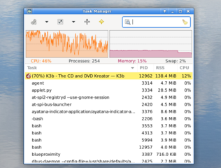 process manager for the Xfce4 Desktop Environment