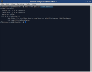 Xfce terminal emulator