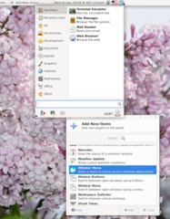 Alternate menu plugin for the Xfce desktop environment