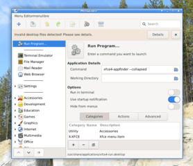 edit menu
