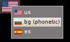 xkb layout switch plugin for the Xfce4 panel