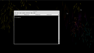 Fireworks in your root window