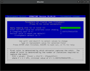 UNIX-based fractal generator
