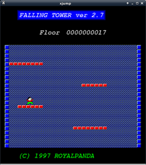 jumping game for X